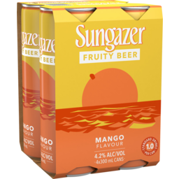 Photo of Sungazer Fruity Beer Mango Cans