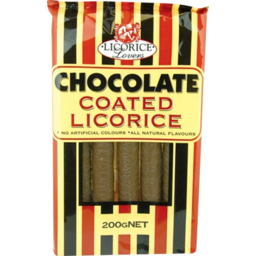 Photo of Licorice Lovers Chocolate Coated Licorice 200g