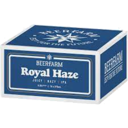 Photo of Beerfarm Royal Haze Cube Cans 16*375ml