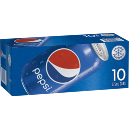 Photo of Pepsi Cola Soda 375ml X 10 Pack Cans 10.0x375ml