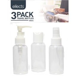 Photo of EFFECTS TRAVEL BOTTLES 3 Pack