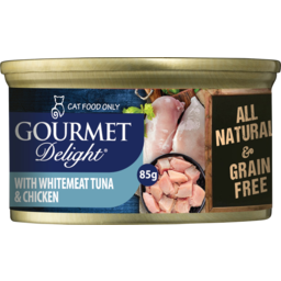 Photo of Gourmet Delight Whitemeat Tuna With Chicken Breast Cat Food