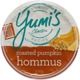 Photo of Yumis Dairy & Gluten Free Classic Roasted Pumpkin Hommus Dip 200g
