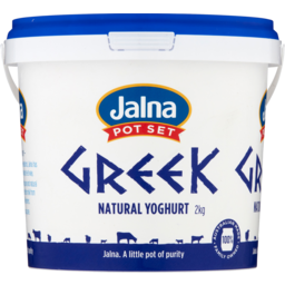 Photo of Jalna Pot Set Greek Natural Yoghurt 2kg