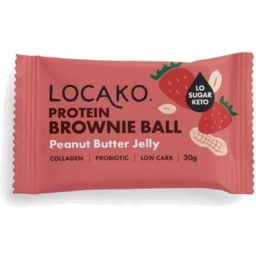Photo of LOCAKO Peanut Butter & Jelly Brownie Ball
