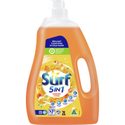 Photo of Surf Sunshine Citrus 5 In 1 Front & Top Loader Laundry Liquid 2l