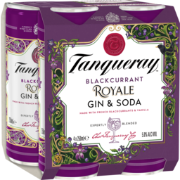 Photo of Tanqueray Blackcurrant Royale Gin & Soda Can