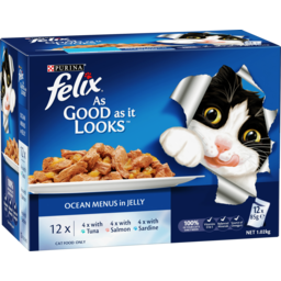 Photo of Felix Ocean Menu Cat Food 12pk
