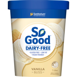 Photo of So Good Dairy-Free Frozen Dessert Vanilla Bliss 1l 1l