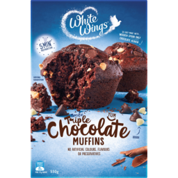 Photo of White Wings Triple Chocolate Muffin Mix 550g