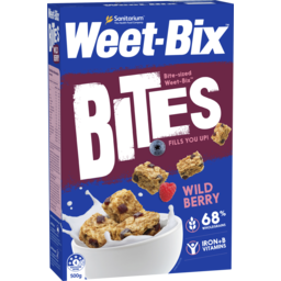 Photo of Sanitarium Weet-Bix Bites Wild Berry Breakfast Cereal 500g