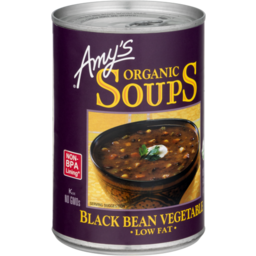 Photo of Amy Soup Organic Black Bean And Vegetables