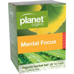 Photo of PLANET ORGANIC Mental Focus Tea 25 Bags