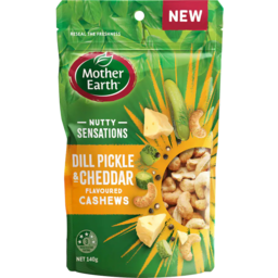 Photo of Mother Earth Cashews Nutty Sensation Pickle Cheddar 140g