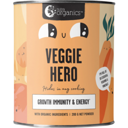Photo of NUTRA ORGANICS Veggie Hero Kids Meal Booster 200g