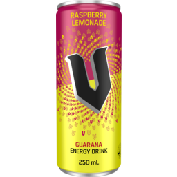 Photo of V Raspberry Lemonade Energy Drink Can