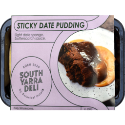 Photo of South Yarra Deli Sticky Date Pudding 550g