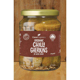 Photo of Ceres Gherkins Chilli No Added Sugar 670g