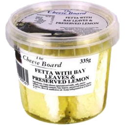 Photo of Cheese Board Fetta Bay Leaves Pres Lemon 250g
