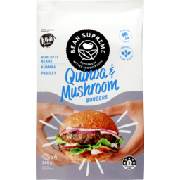 Photo of Bean Supreme Burger Quinoa Mushroom 340g