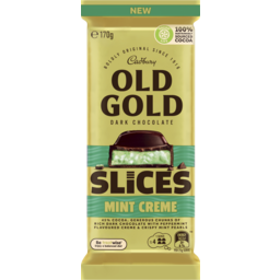 Photo of Cadbury Old Gold Dark Chocolate Slices Mint Creme