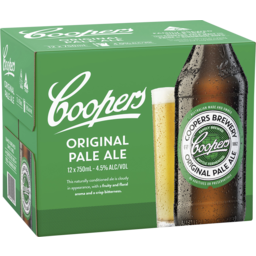 Photo of Coopers Pale Ale Longneck 750ml 12pk