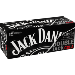 Photo of Jack Daniel's 6.9% Double Jack & Cola 10x330ml Cans