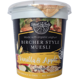 Photo of Fresh, Ready-To-Eat Bircher Style Muesli - Vanilla & Apple