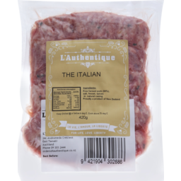 Photo of L'authentique Sausages "The Italian" 420g