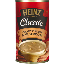 Photo of Heinz Classic Creamy Chicken & Mushroom Soup 520gm