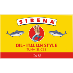 Photo of Sirena Tuna Slices Oil Italian Style 125g