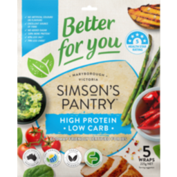 Photo of Simson's Wrap Low Carb High Protein 225gm