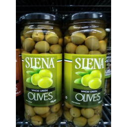 Photo of Siena Whole Green Olives 440g
