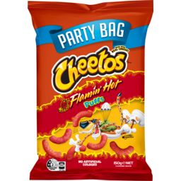 Photo of Cheetos Flamin' Hot Puffs Party Bag 150g