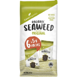 Photo of Ceres Organics Organic Seaweed Original 6 Pack 30g