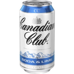 Photo of Canadian Club Soda & Lime 375ml