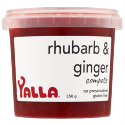 Photo of Yalla Rhubarb & Ginger Comp 350g