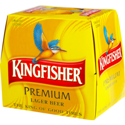 Photo of Kingfisher Lager 5% 330ml Bottles 12 Pack