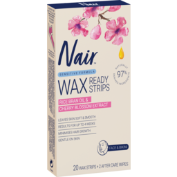 Photo of Nair Sensitive Wax Ready Strips - Face & Bikini 20 Pack 