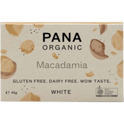 Photo of Pana Organic White Chocolate Coasted Macadamia 45g
