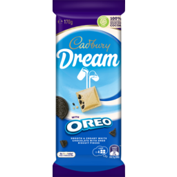 Photo of Cadbury Dream With Oreo White Chocolate Block