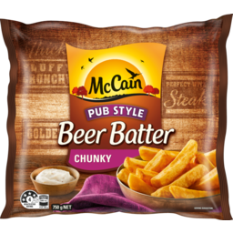 Photo of Mccain Potato Beer Batter Thick & Chunky Fries 750g