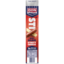 Photo of Don® Hot Salami Stix And Cheese 40g 40g