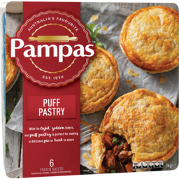 Photo of Pampas Puff Pastry 6 Frozen Sheets 1kg