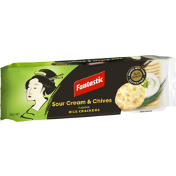 Photo of Fantastic Rice Crackers Sour Cream & Chive 100g