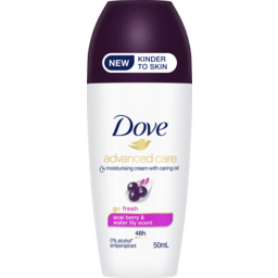Photo of Dove Advanced Care Antiperspirant Roll On Deodorant Go Fresh Açaí Berry & Water Lily Scent 50ml