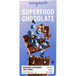 Photo of Loving Earth Chocolate Superfood Blueberry 70g