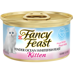 Photo of Fancy Feast Cat Food Kitten Tender Ocean Whitefish Feast 85g