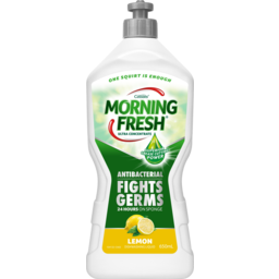 Photo of Morning Fresh Anitbacterial Lemon Dishwashing Liquid 650ml