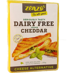 Photo of Zenzo Dairy Free & Gluten Free Vegan Cheddar Alternative 250g